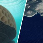 Ilustracija saćastih struktura na dnu Jadranskog mora