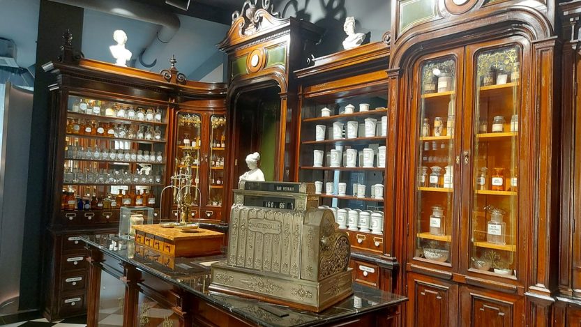 Ilustracija povijesne ljekarne
