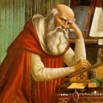 Domenico Ghirlandaio / Sveti Jeronim u svojim studijama, freska