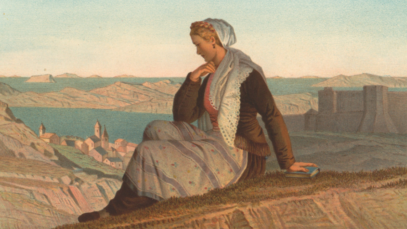 Frau aus Sebenico / Winckelmann & Söhne [prema crtežu Emila Lauffera