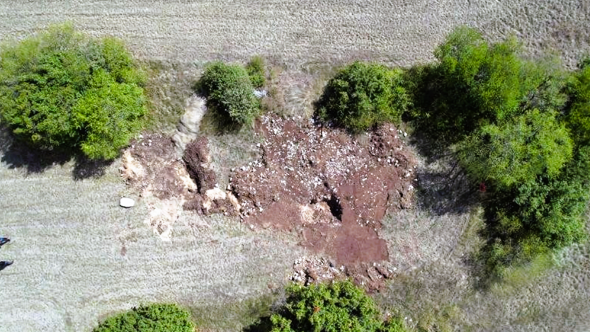 Ilustratcija arheološkog lokaliteta Crkvina