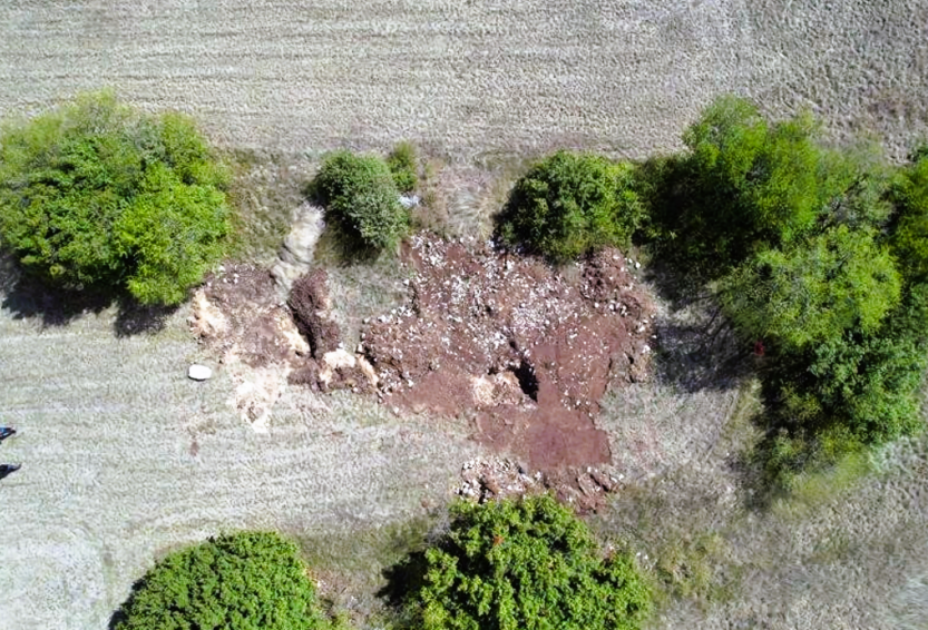 Ilustratcija arheološkog lokaliteta Crkvina