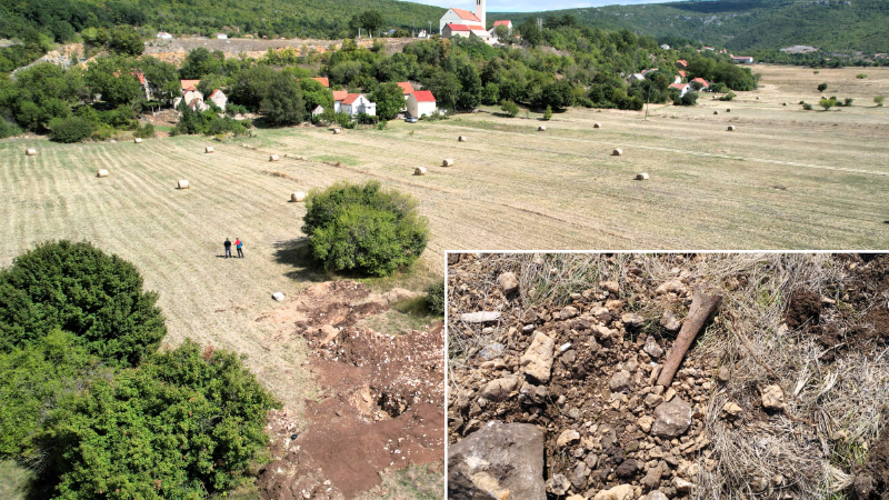Pljačkaši ostavili kosti i lončariju na devastiranom lokalitetu Crkvina, Vinica FOTO: Domagoj Madunić, Stipan Dilber