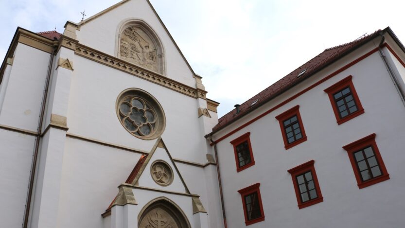 Samostan i crkva svetog Franje Asiškog na Kaptolu tijekom obnove, 2024. godina, FOTO: Ministarstvo kuture i medija