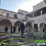 Posljedice požara u crkvi Sv. Križa na Čiovu FOTO: Ministarstvo kulture i medija RH