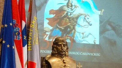 Bista Nikole VII. Zrinskog Čakovečkog postavljena je u Gornjem Kuršancu FOTO: MKM