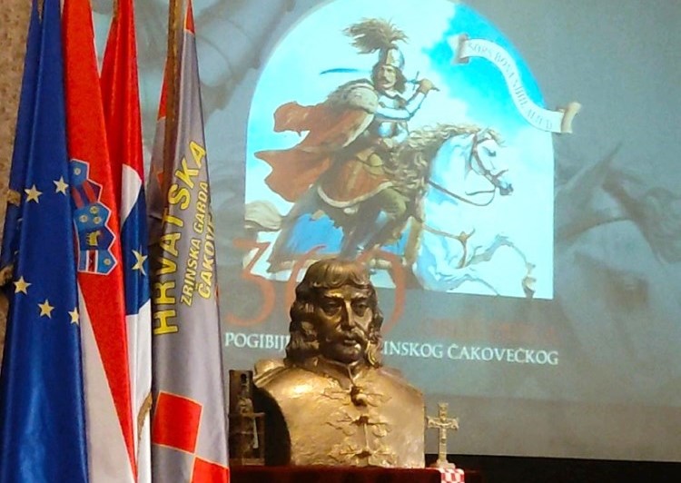 Bista Nikole VII. Zrinskog Čakovečkog postavljena je u Gornjem Kuršancu FOTO: MKM