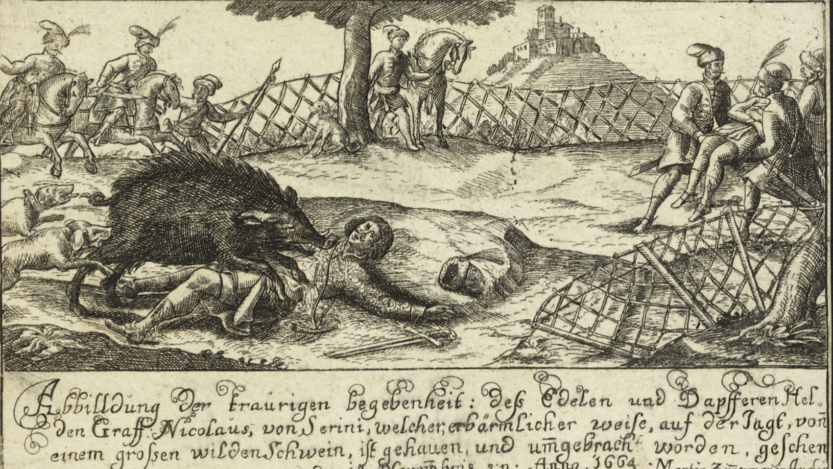 Smrt Nikole Zrinskog] / Martin Zimerman.