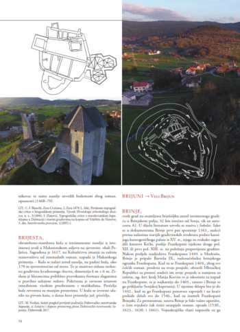 Stranica iz knjige Leksikon utvrda Hrvatske