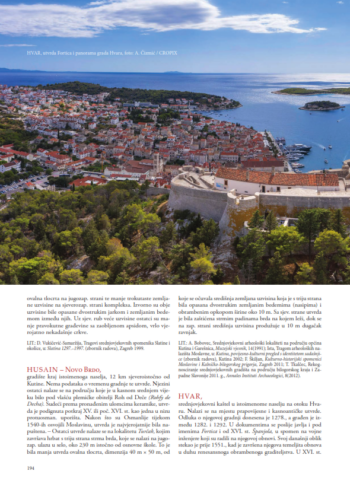 Stranica iz knjige Leksikon utvrda Hrvatske