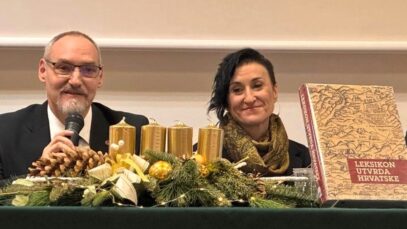 Urednici Leksikona utvrda Hrvatske Vlatka Dugački i Krešimir Regan FOTO: A.M.