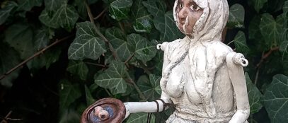 Lutka koja prikazuje sv. Luciju, rad umjetnice Gabrijele Šimić FOTO: G. Š.