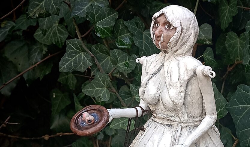 Lutka koja prikazuje sv. Luciju, rad umjetnice Gabrijele Šimić FOTO: G. Š.