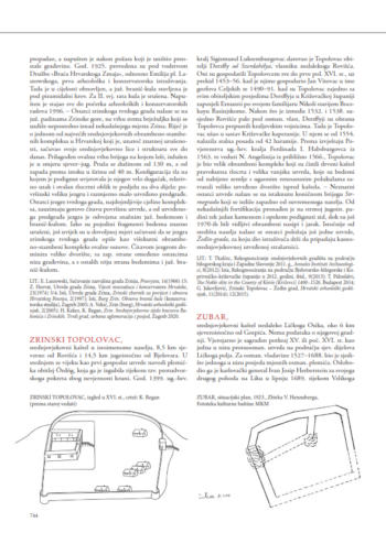 Stranica iz knjige Leksikon utvrda Hrvatske