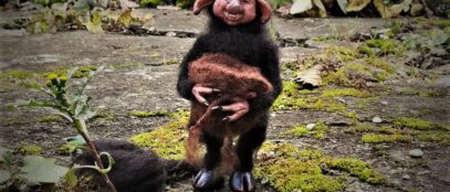 Lutka koja prikazuje samoborskog vraga, rad umjetnice Gabrijele Šimić FOTO: G. Š.