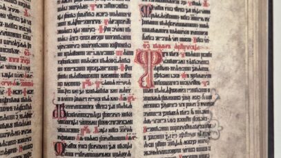 Prvi vrbnički misal iz 1456. godine FOTO: Gradska knjižnica Krk