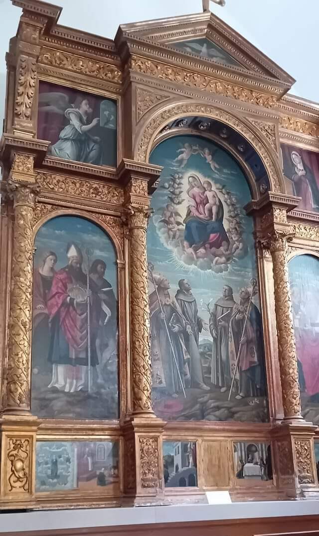 Poliptih u crkvi na Košljunu FOTO: Petar Kopanica