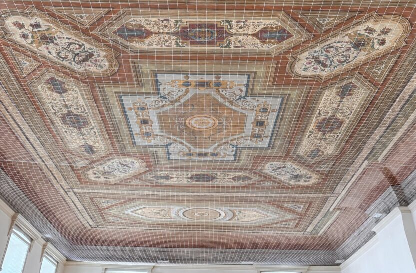 Zidni oslik u dvorani za tjelesni Gornjogradske gimnazije FOTO: Ana Mičić