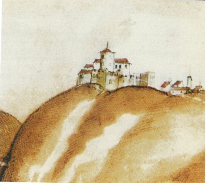 Trsat, Nicolo Angeielini, 1566. Izvor: Marica Balabanić Fačini, Margita Cvijetinović Starac, TRSATSKA GRADINA