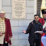 Spomen-ploča kralju Tomislavu povodom obilježavanja 1100. godina Hrvatskog Kraljevstva u Otočcu FOTO: Ličko-senjska županija