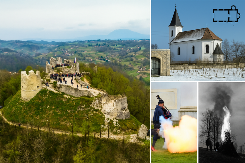 Izvor mozaika: Enciklopedija Hrvatskoga zagorja, Kostelska pištola – Keglevićeva straža