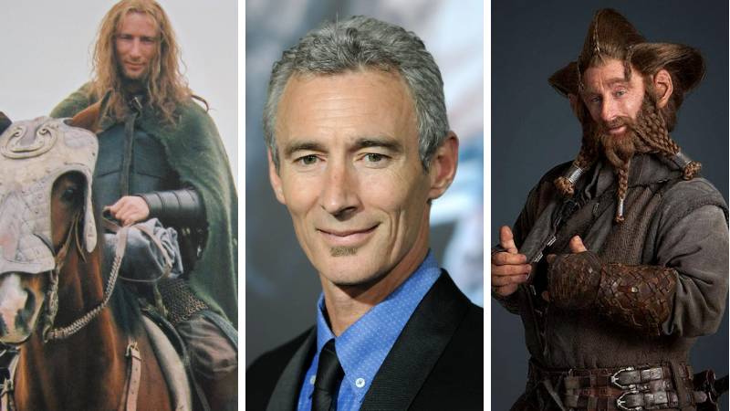 Glumac Jed Brophy i likovi iz filmova Gospodar Prstenova i Hobbit koje je glumio / Isle of Wonders