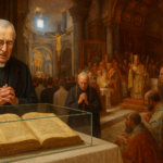 Ilustracija priče o Splitskom evangelijaru za portal Blaga & misterije