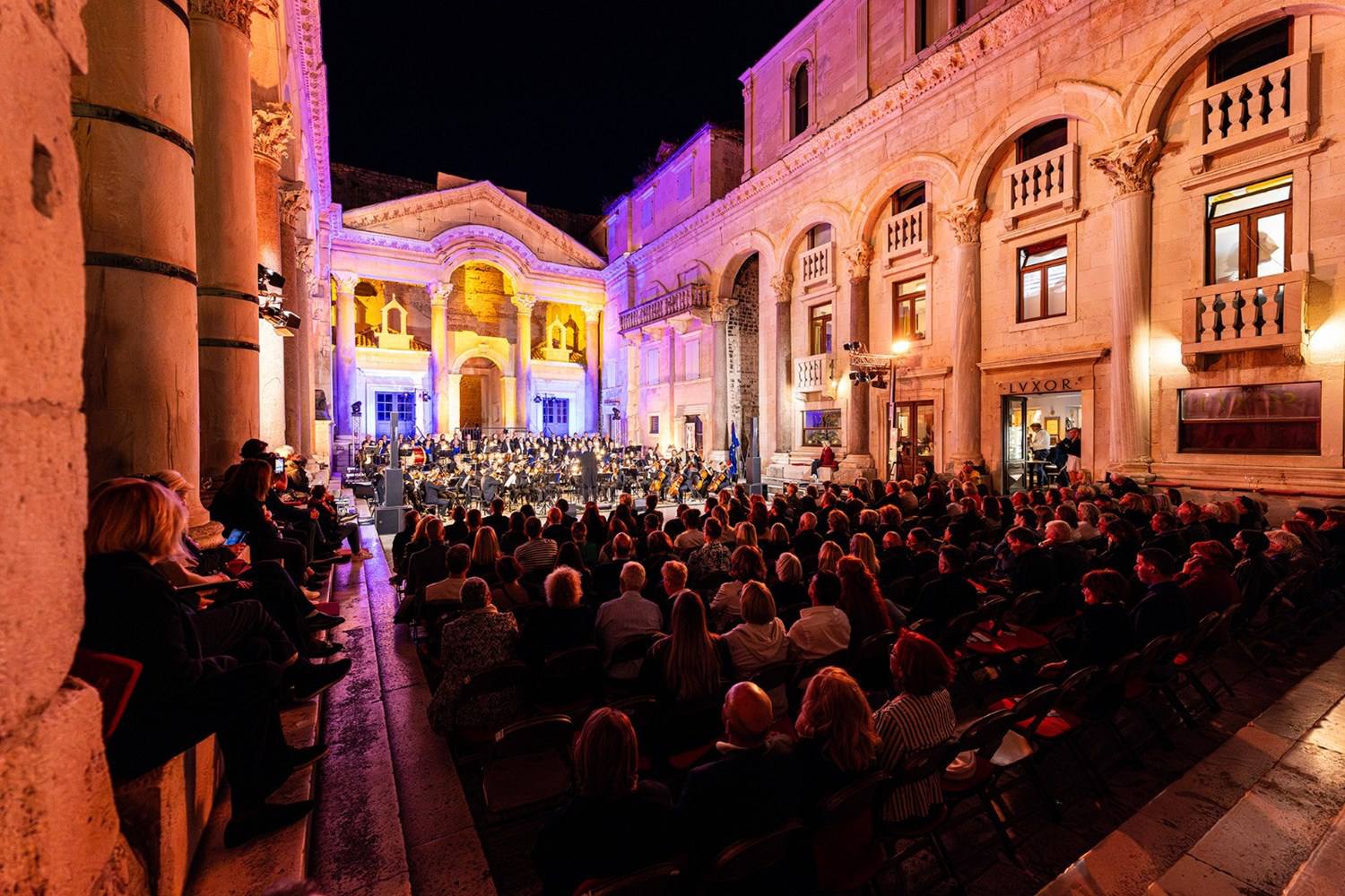 Koncert Zagrebačke filharmonije, Peristil FOTO: Maja Prgomet/Hrvatski dom Split