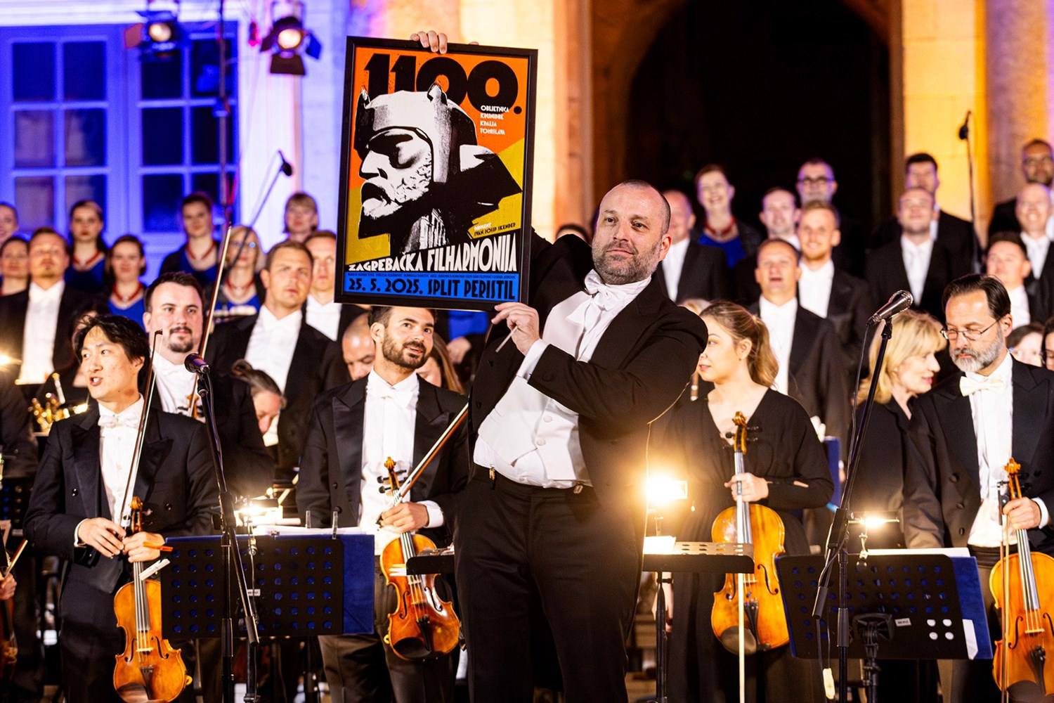Koncert Zagrebačke filharmonije, Peristil FOTO: Maja Prgomet/Hrvatski dom Split