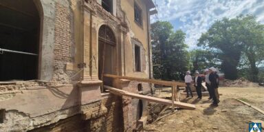 Obnova dvorca Inkey u Rasinji, svibanj 2025. FOTO: Koprivničko - križevačka županija