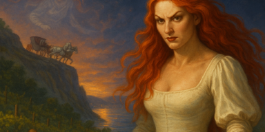 Ilustracija "Crvenokosa Marta" Slika generirana uz pomoć ChatGPT (OpenAI), 2025./ Blaga & misterije