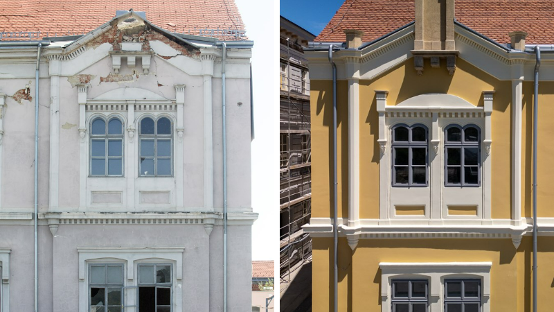 Zgrada Prve osnovne škole u Petrinji nakon potresa / FOTO: Ministarstvo kulture i medija