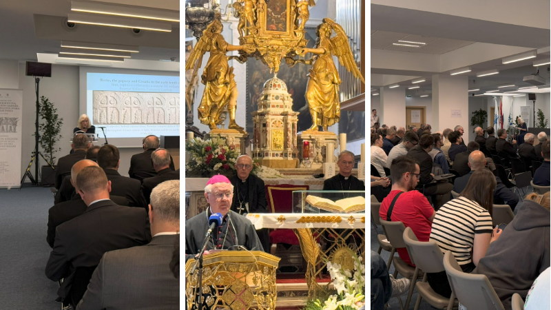 Početci kraljevstva: Splitski crkveni sabori, Tomislav i njegovo doba, 8. svibnja 2025. Mozaik fotografija FOTO: A.M. Citadela Invicta d.o.o.