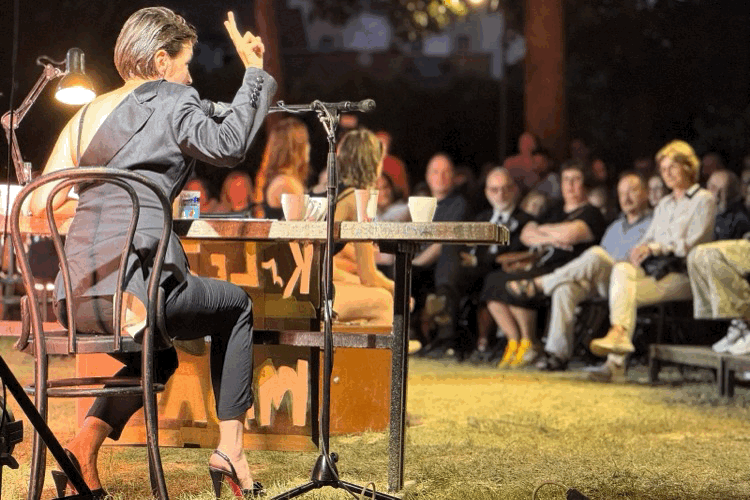 Otvorenje Festivala Miroslav Krleža, dvorište Akademije likovnih umjetnosti u Zagrebu / FOTO: Ana Mičić, Citadela Invicta
