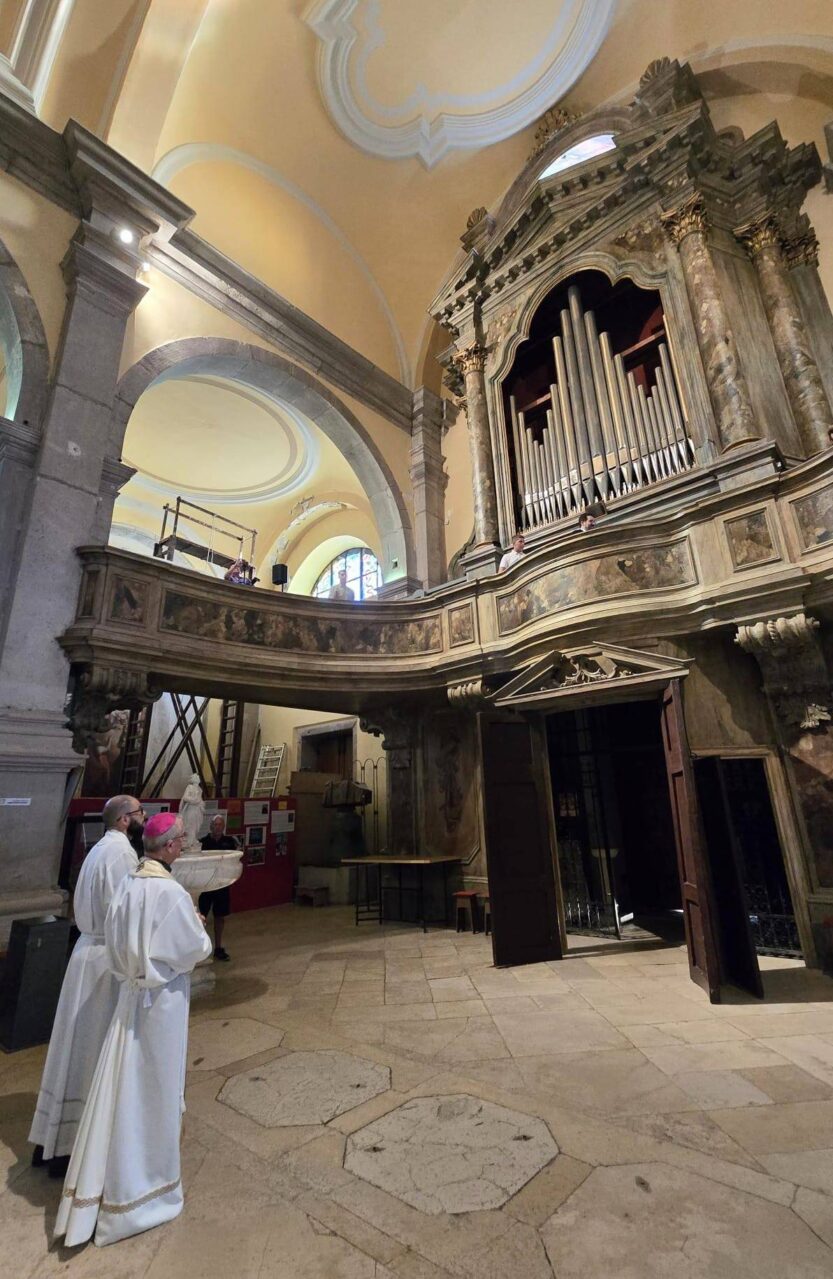 Kolaudacija obnovljenih orgulja venecijanskog majstora Antonija Barbinija u crkvi sv. Eufemije / FOTO: Ministarstvo kulture i medija RH