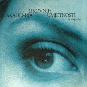 Naslovnica monografije ALU – Akademija likovnih umjetnosti u Zagrebu 1907–1997, tvrdi uvez