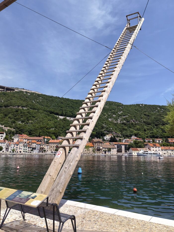 Rekonsturirana tunera ispred crkve sv. Margarete FOTO: Darko Antolković