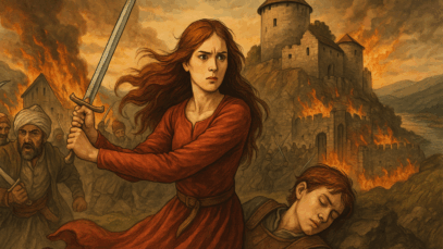 Ilustracija legende o Cvijeti Brestovskoj / Blaga & Misterije