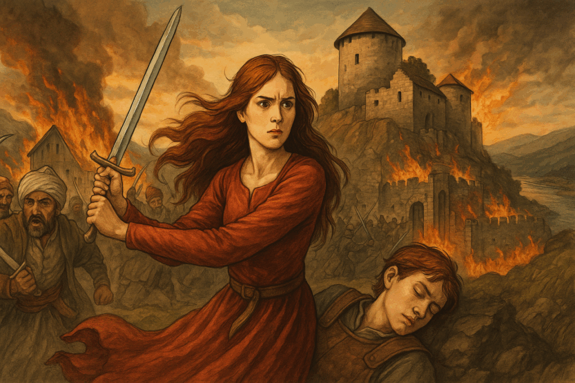 Ilustracija legende o Cvijeti Brestovskoj / Blaga & Misterije