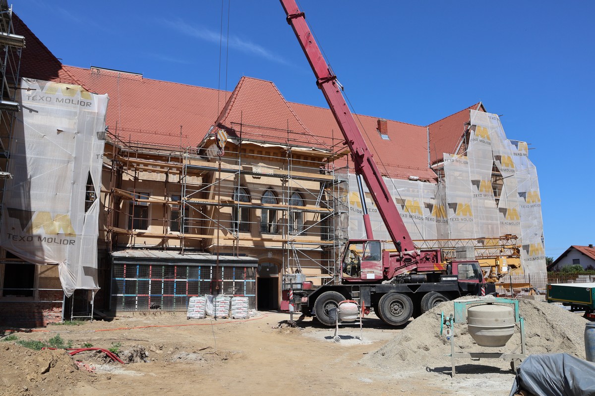 Obnova dvorca Feštetić, lipanj 2025. godine FOTO: Međimurska županija