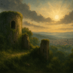 Ilustracija utvrde Hrastovica / Blaga & misterije