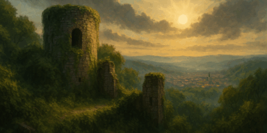 Ilustracija utvrde Hrastovica / Blaga & misterije