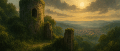 Ilustracija utvrde Hrastovica / Blaga & misterije