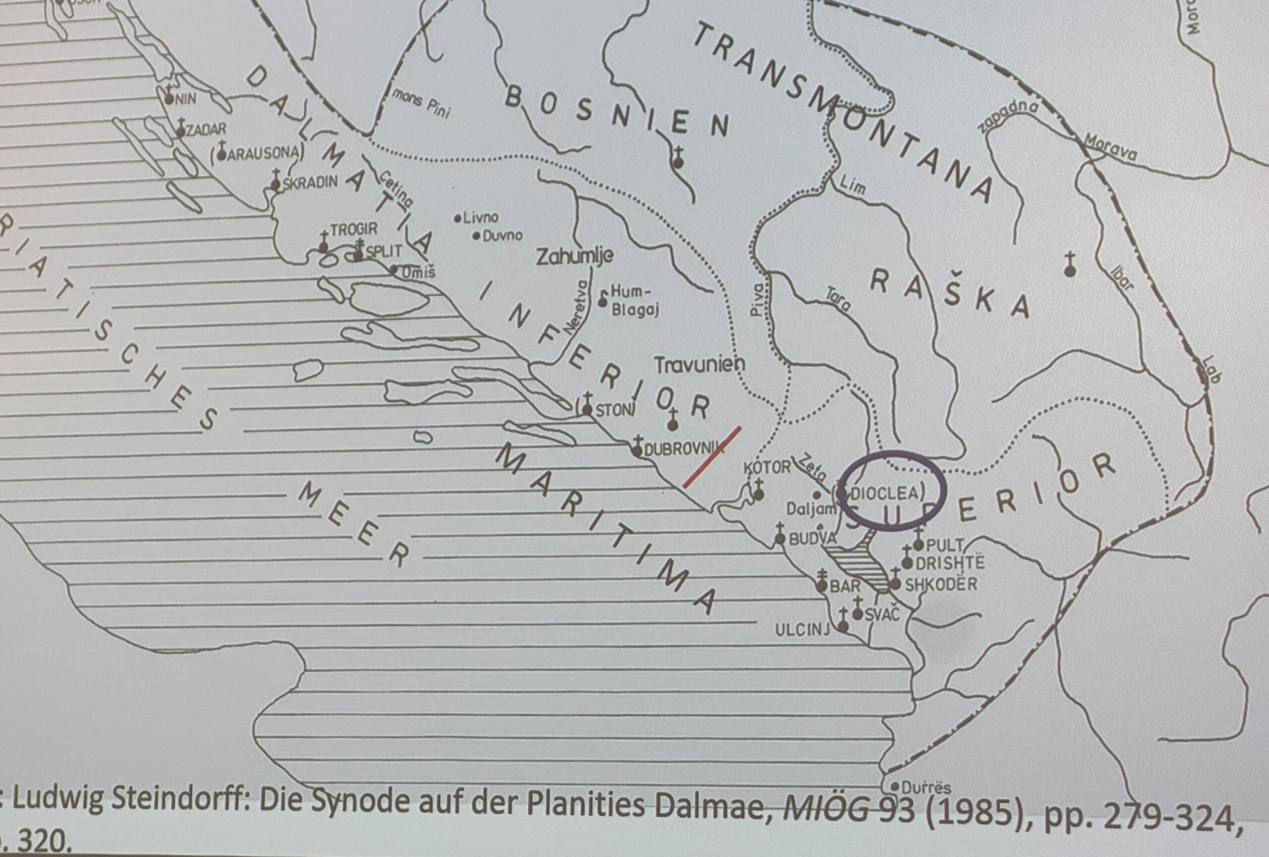 Fotografija s predavanja, Ludwig Steindorf, znanstveni skup Počeci Kraljevstva: Splitski crkveni sabori, Tomislav i njegovo doba o 1100. obljetnici FOTO: A.M. / Blaga & misterije