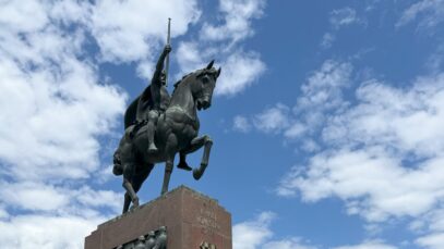 Spomenik Kralju Tomislavu u Zagrebu 2025. godine FOTO: A.M.