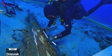Olupina broda iz vremena osnutka Isse i Farosa otkriven u Jadranu FOTO: HRT