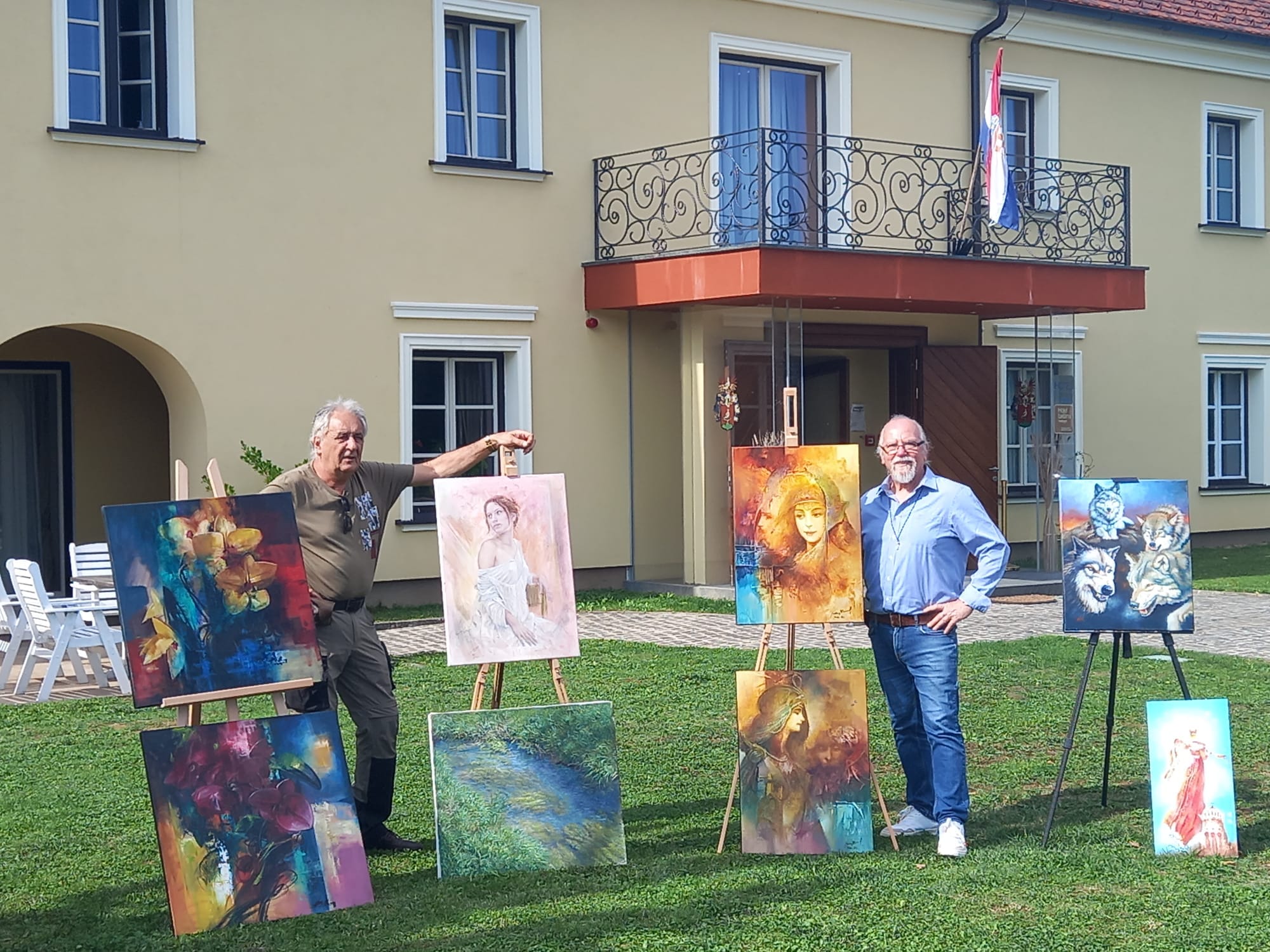 Dvorac Jurjevec kod Lekenika, likovne kolonije