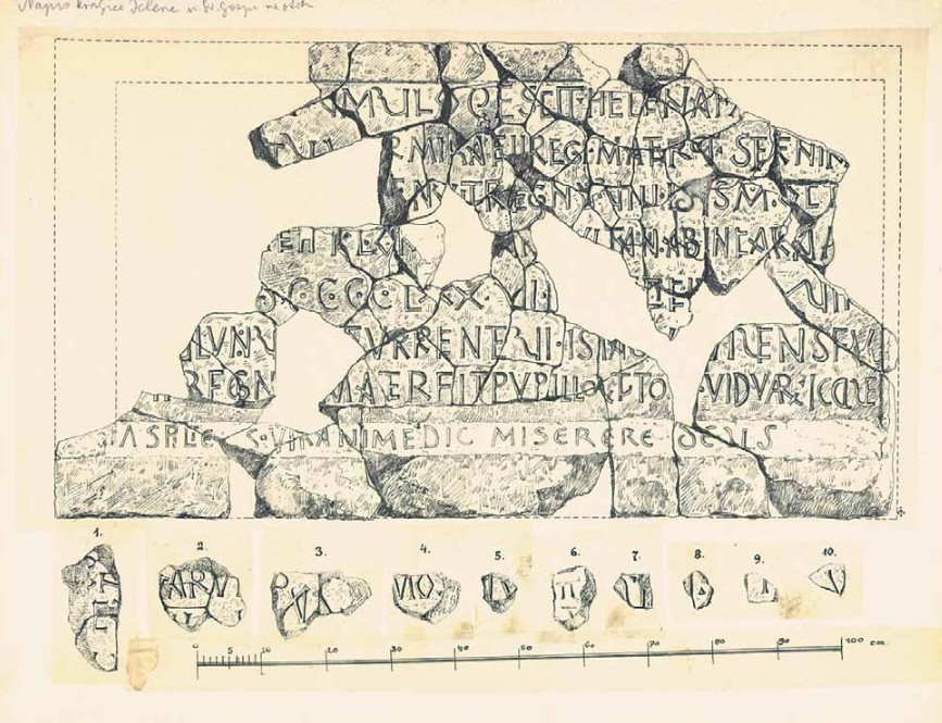 M. MATIJEVIĆ SOKOL – V. SOKOL: Quedam Helena regina, VAMZ, 3.s., XLIII 415–431 (2010), pronađenim epitafom povijesno potvrđena kraljica Jelena