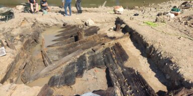 Rimska lađa pronađena u koritu rijeke Kupe FOTO: Gradski muzej Sisak