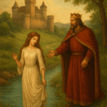 Ilustracija o potoku Željan, Kraljeva Velika. Slika je generirana uz pomoć ChatGPT (OpenAl), 2025.